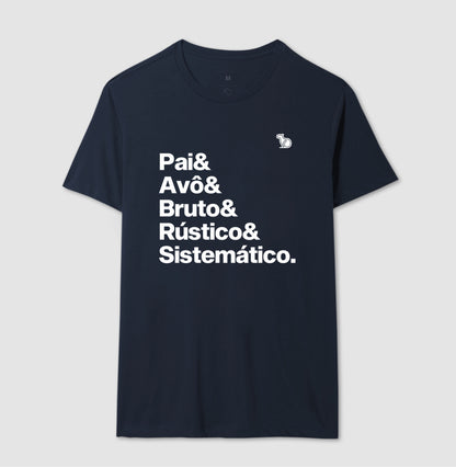 CAMISETA AVÔ BRUTO RÚSTICO SISTEMÁTICO