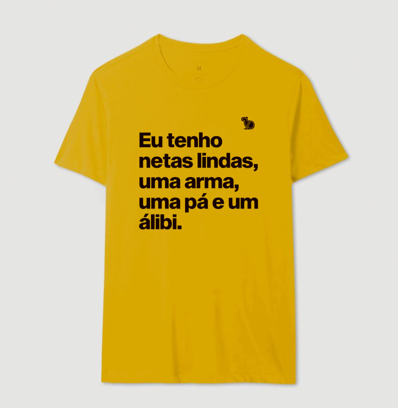 CAMISETA AVÔ COM ÁLIBI - NETAS