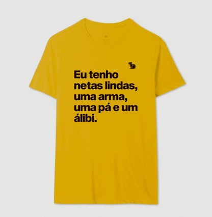 CAMISETA AVÔ COM ÁLIBI - NETAS