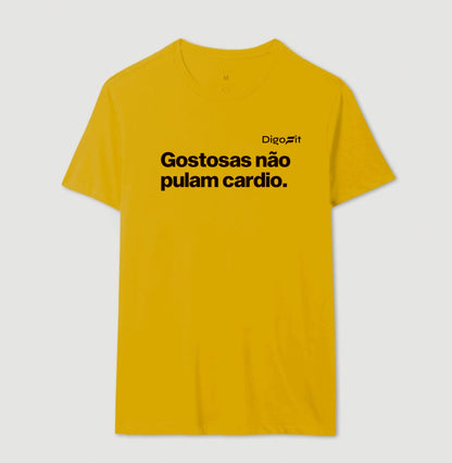 CAMISETA ACADEMIA GOSTOSAS NÃO PULAM CARDIO