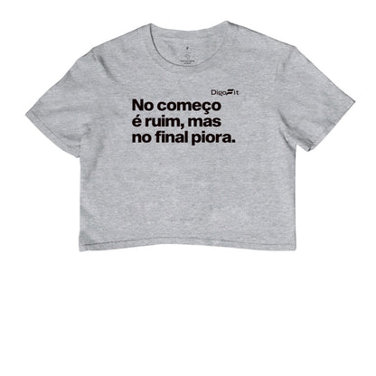 CROPPED ACADEMIA NO COMEÇO É RUIM MAS NO FINAL PIORA
