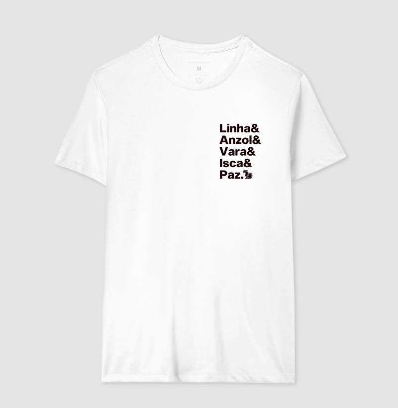 CAMISETA LINHA ANZOL VARA ISCA E PAZ