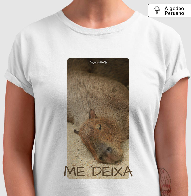 CAMISETA PRIME CAPIVARA ME DEIXA