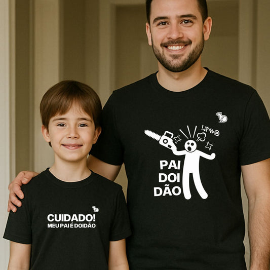 KIT CAMISETAS PAI DOIDÃO
