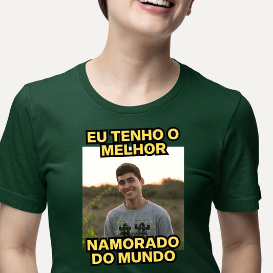 CAMISETA PERSONALIZADA COM FOTO - NAMORADO