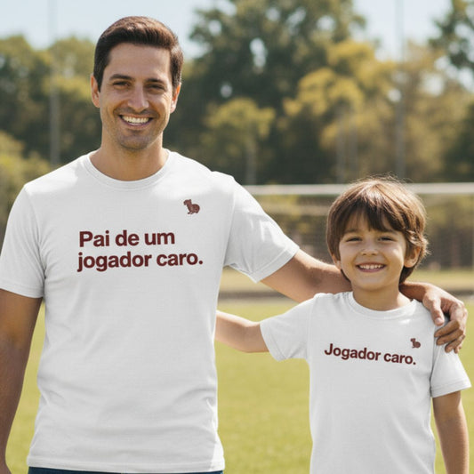 KIT CAMISETAS PAIS DE JOGARES CAROS