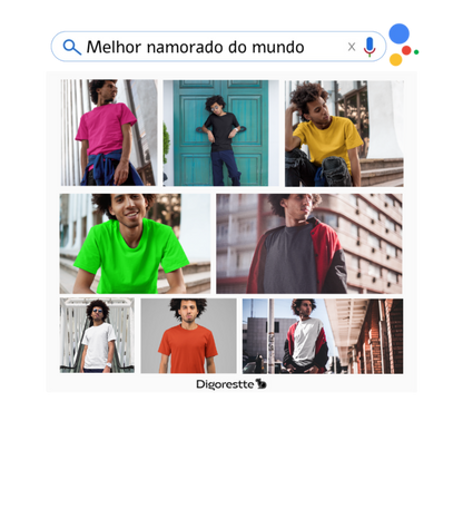 CAMISETA PERSONALIZADA RESULTADO PESQUISA GOOGLE