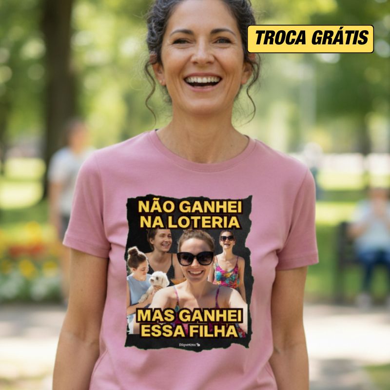 CAMISETA PERSONALIZADA COM FOTO - FILHOS