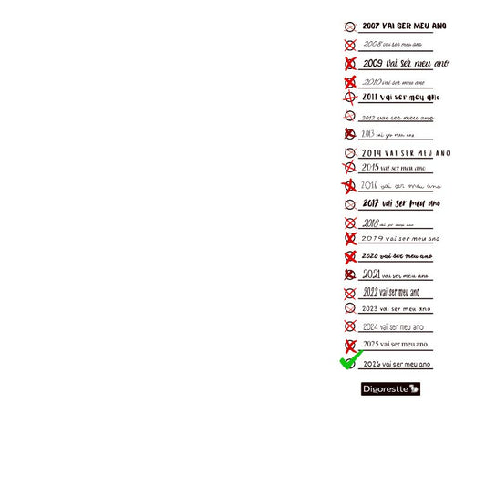 CAMISETA / CROPPED ANO NOVO ESSE VAI SER O MEU ANO