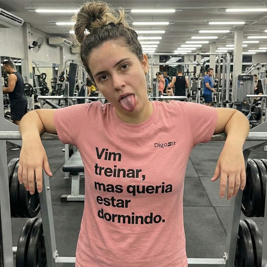 VIM TREINAR MAS QUERIA ESTAR DORMINDO