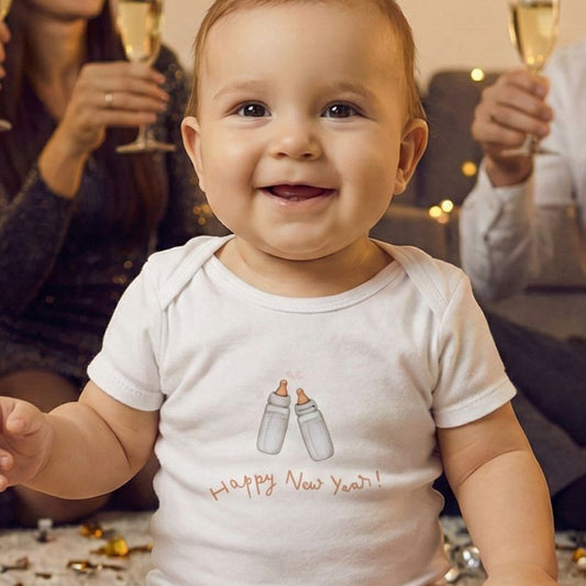 BODY INFANTIL ANO NOVO HAPPY NEW YEAR