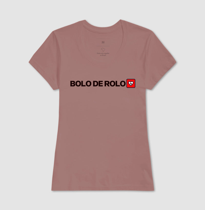 CAMISETA CASAL BOLO DE ROLO
