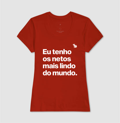 CAMISETA EU TENHO OS NETOS MAIS LINDOS