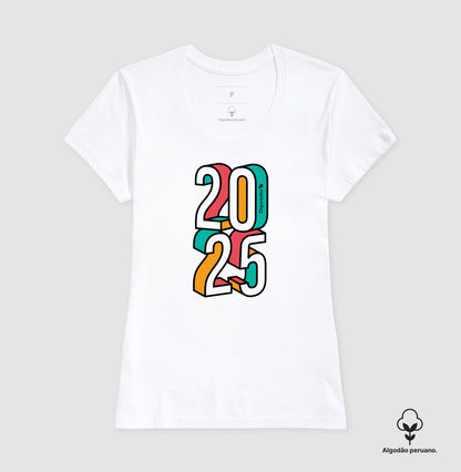 CAMISETA ALGODÃO PERUANO ANO NOVO 2025