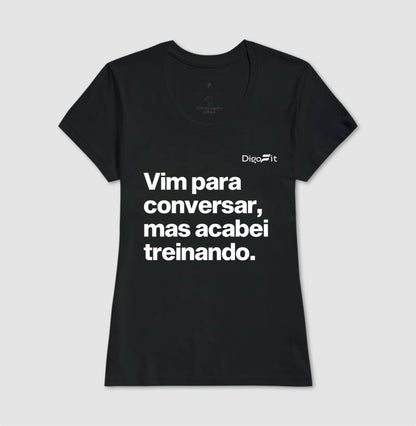 CAMISETA ACADEMIA VIM PARA CONVERSAR