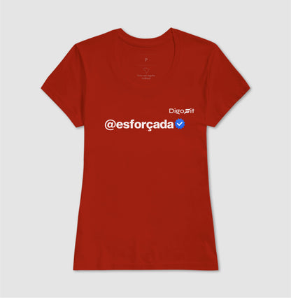 CAMISETA ACADEMIA VERIFICADA COMO ESFORÇADA