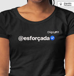 CAMISETA ALGODÃO PERUANO ACADEMIA VERIFICADA COMO ESFORÇADA