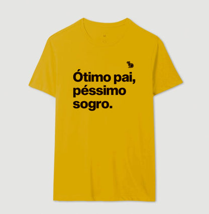 CAMISETA ÓTIMO PAI PÉSSIMO SOGRO