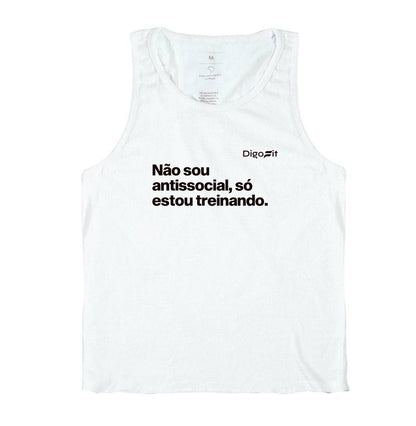 REGATA ACADEMIA NÃO SOU ANTISSOCIAL SÓ ESTOU TREINANDO
