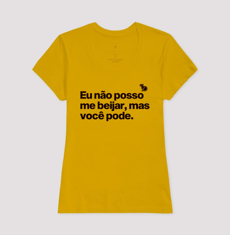 CAMISETA CARNAVAL VOCÊ PODE ME BEIJAR