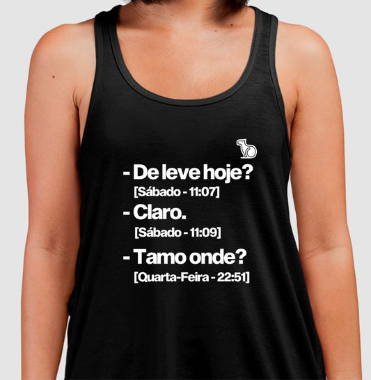 CAMISETA REGATA CARNAVAL NUNCA É DE LEVE