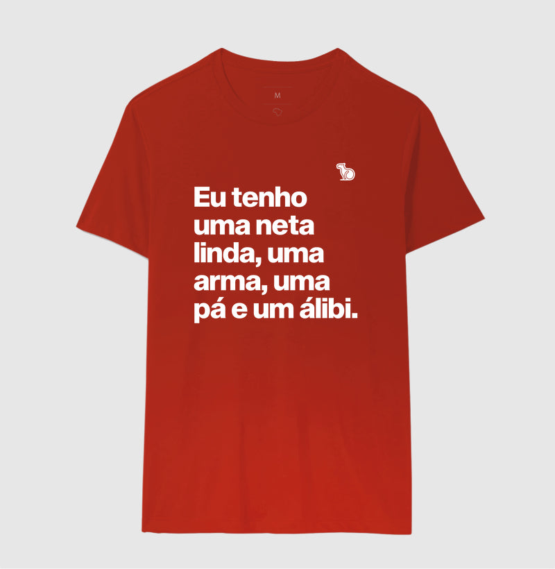 CAMISETA AVÔ COM ÁLIBI - NETA
