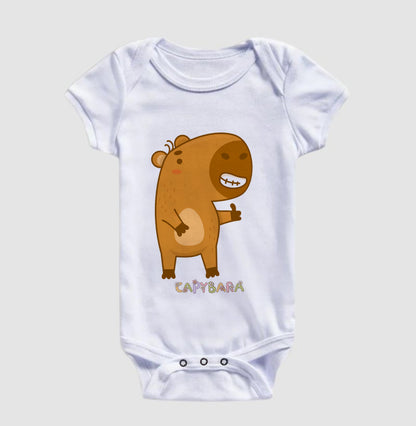 BODY INFANTIL CAPIVARA FELIZ