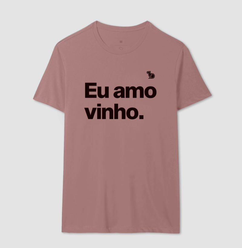 CAMISETA CASAL EU AMO VINHO