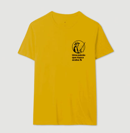 CAMISETA PESCARIA UMA PAIXÃO QUE NUNCA ACABA