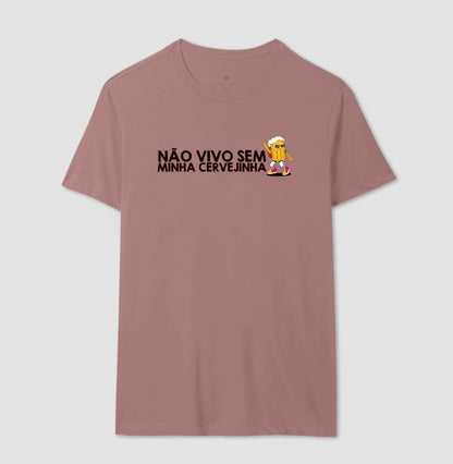 CAMISETA CASAL NÃO VIVO SEM CERVEJINHA