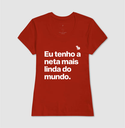 CAMISETA TENHO UMA NETA LINDA