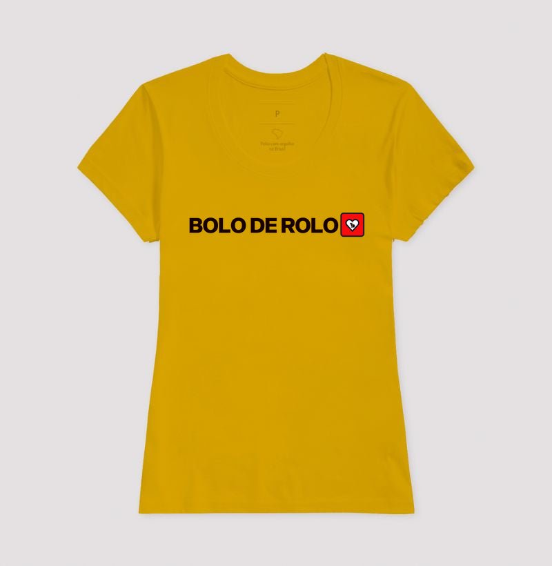 CAMISETA CASAL BOLO DE ROLO