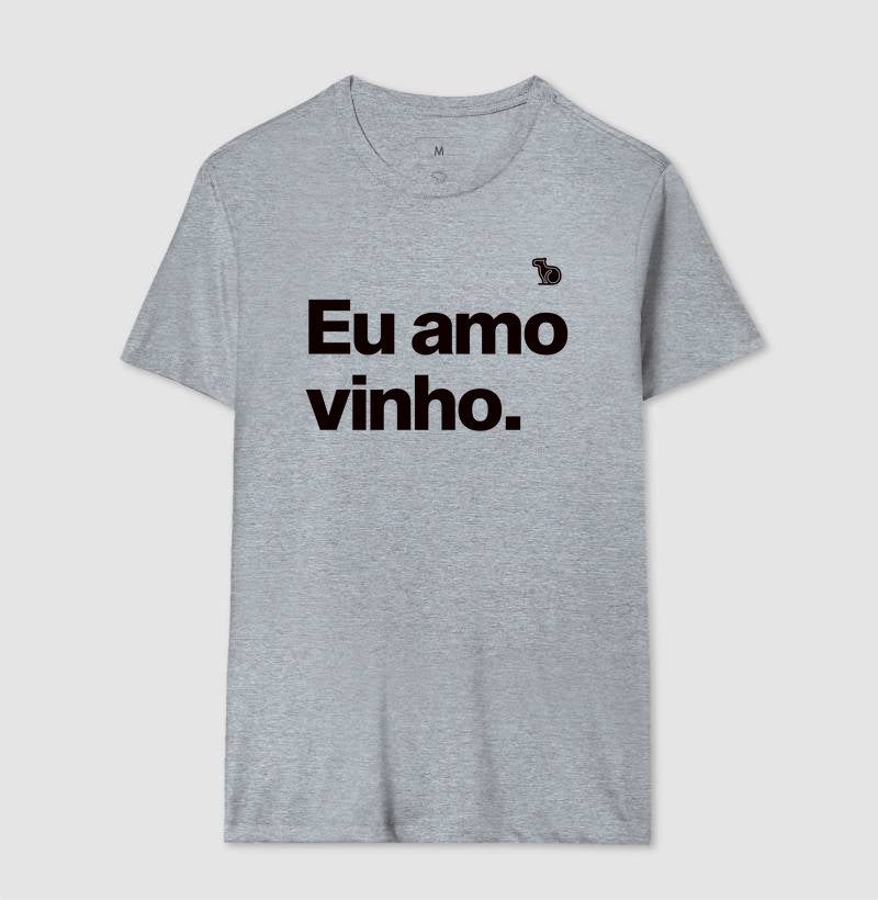 CAMISETA CASAL EU AMO VINHO