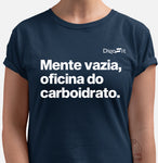 CAMISETA ACADEMIA MENTE VAZIA OFICINA DO CARBOIDRATO