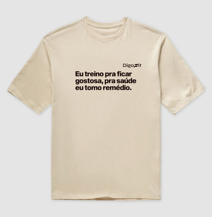 OVERSIZED ACADEMIA EU TREINO PRA FICAR GOSTOSA