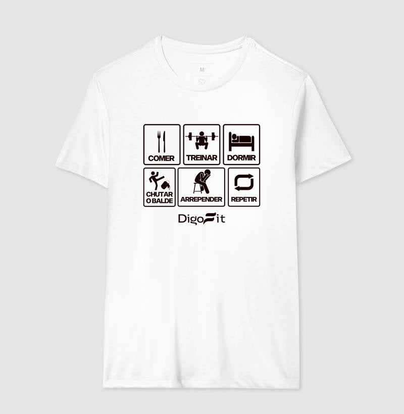 CAMISETA ACADEMIA CHUTANDO O BALDE