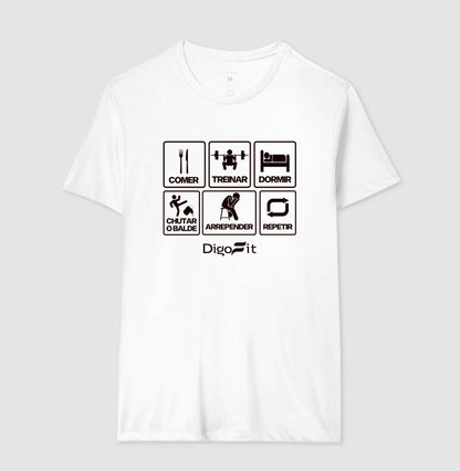 CAMISETA ACADEMIA CHUTANDO O BALDE