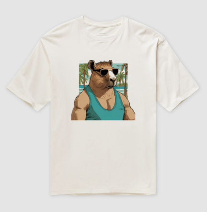 CAMISETA OVERSIZED CAPYBARA SUN