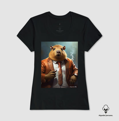 CAMISETA ALGODÃO PERUANO CAPY CORLEONE