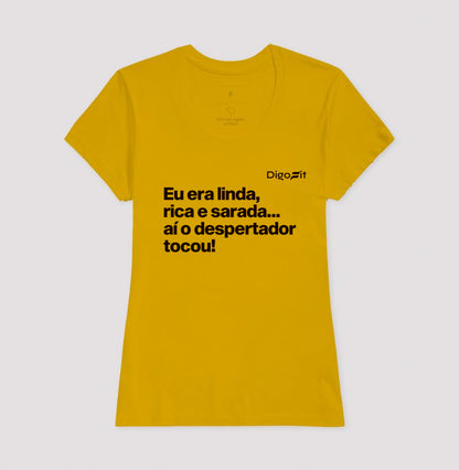 CAMISETA ACADEMIA LINDA RICA E SARADA