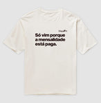 OVERSIZED ACADEMIA SÓ VIM PORQUE A MENSALIDADE ESTÁ PAGA