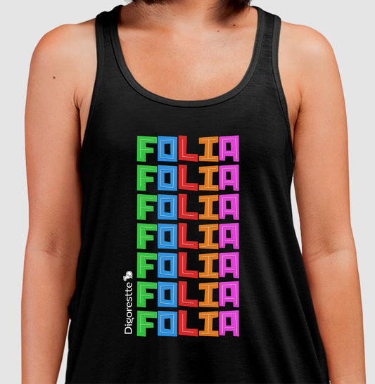 CAMISETA REGATA CARNAVAL FOLIA FOLIA