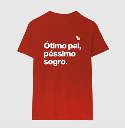 CAMISETA ÓTIMO PAI PÉSSIMO SOGRO