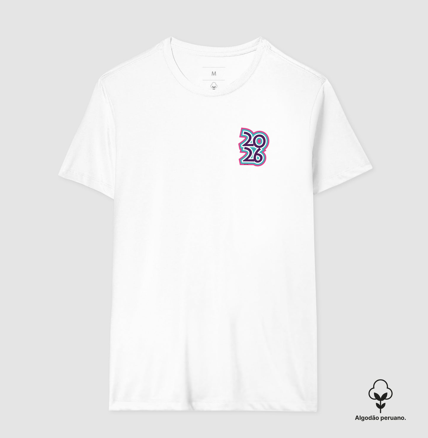 CAMISETA ALGODÃO PERUANO ANO NOVO