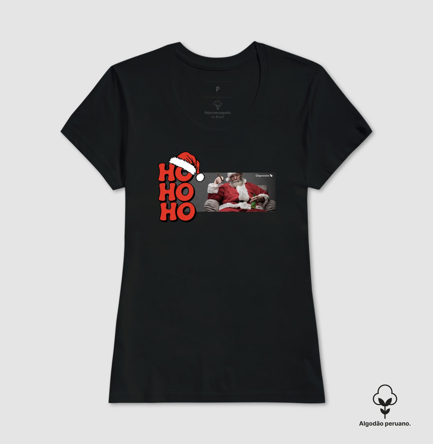 CAMISETA ALGODÃO PERUANO PAPAI NOEL