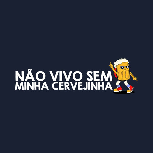 CAMISETA CASAL NÃO VIVO SEM CERVEJINHA