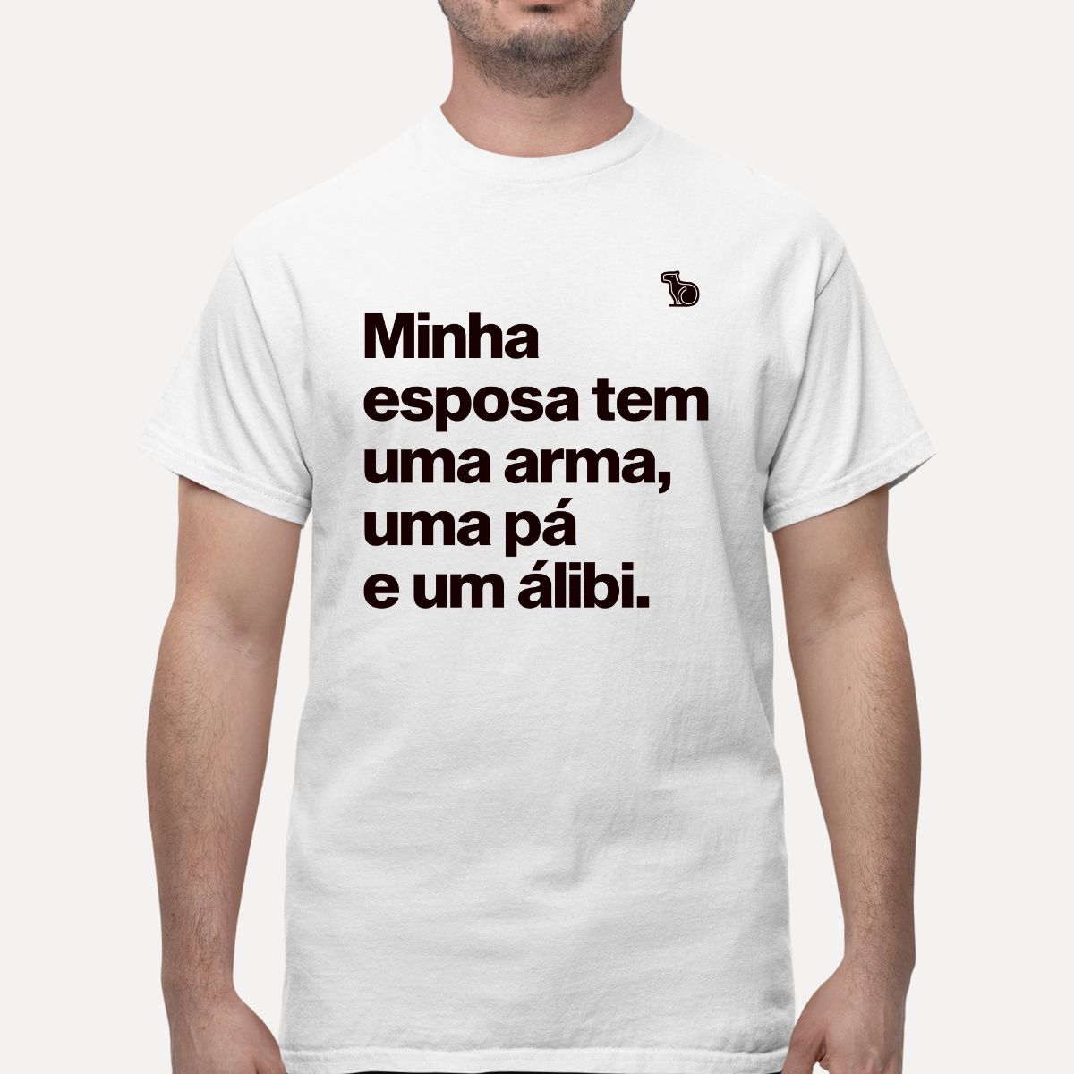 CAMISETA ESPOSA COM ÁLIBI