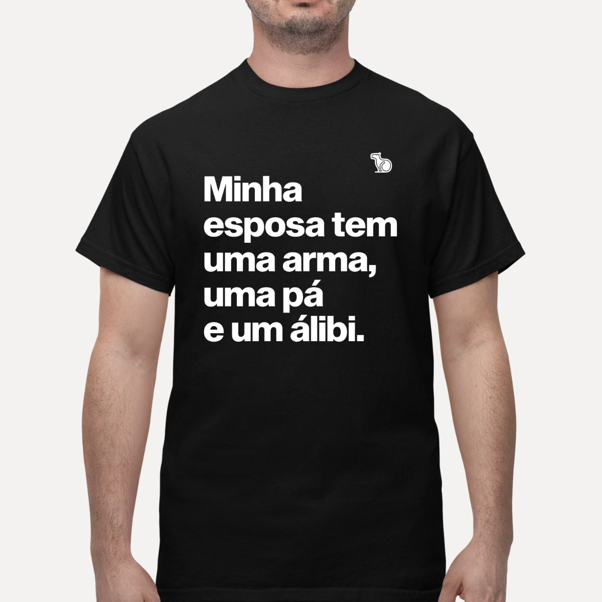 CAMISETA ESPOSA COM ÁLIBI