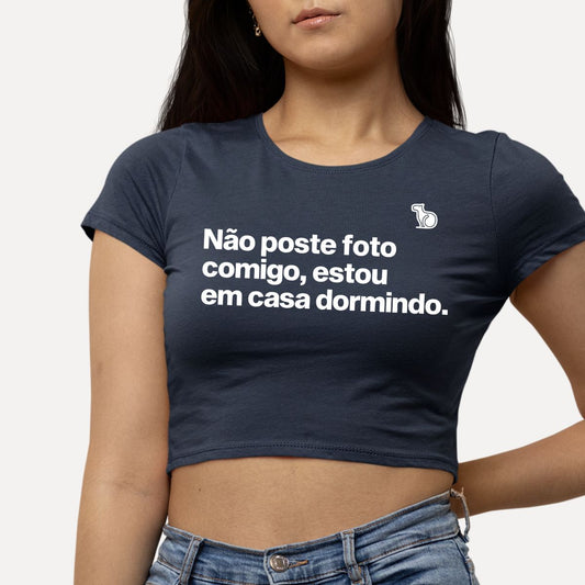 CAMISETA ESTOU EM CASA DORMINDO