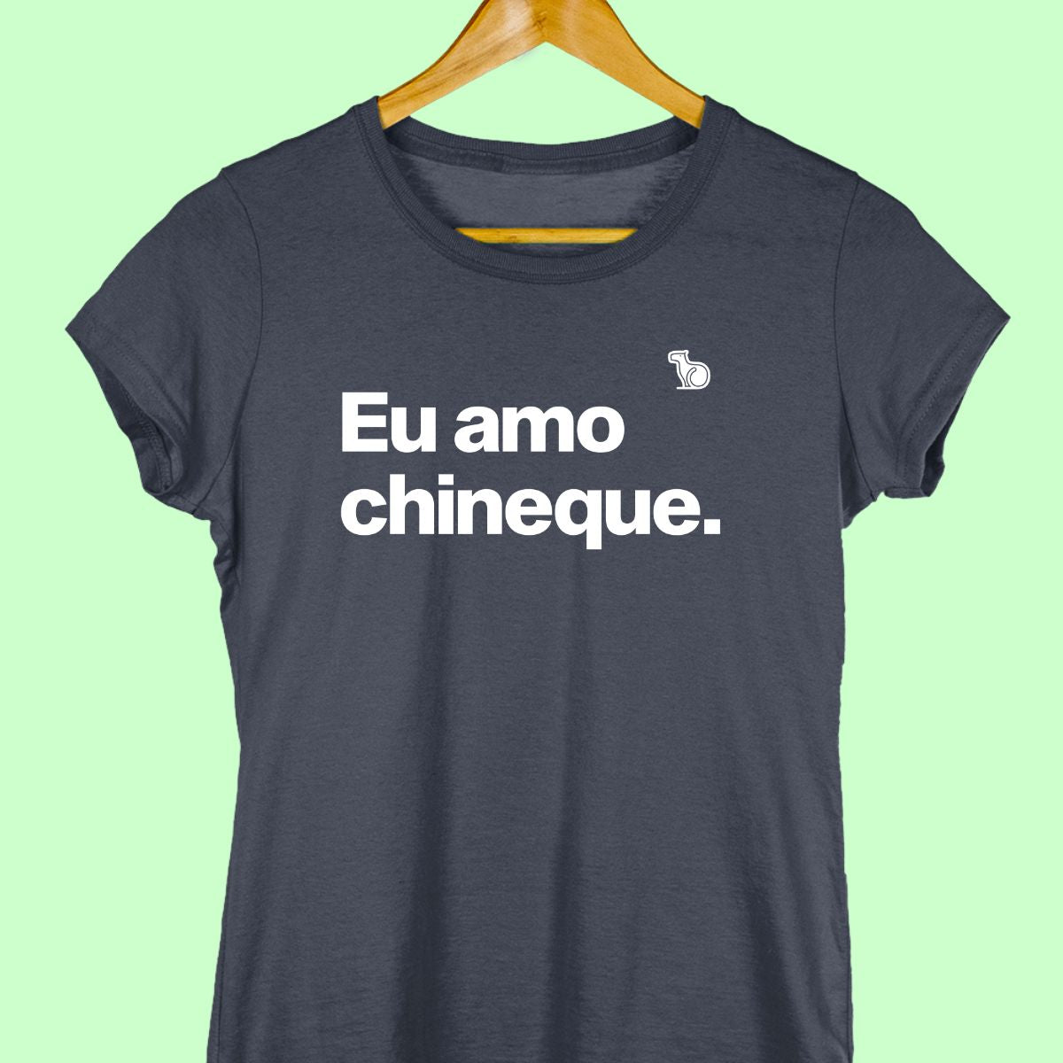 CAMISETA CASAL 01 - EU AMO CHINEQUE